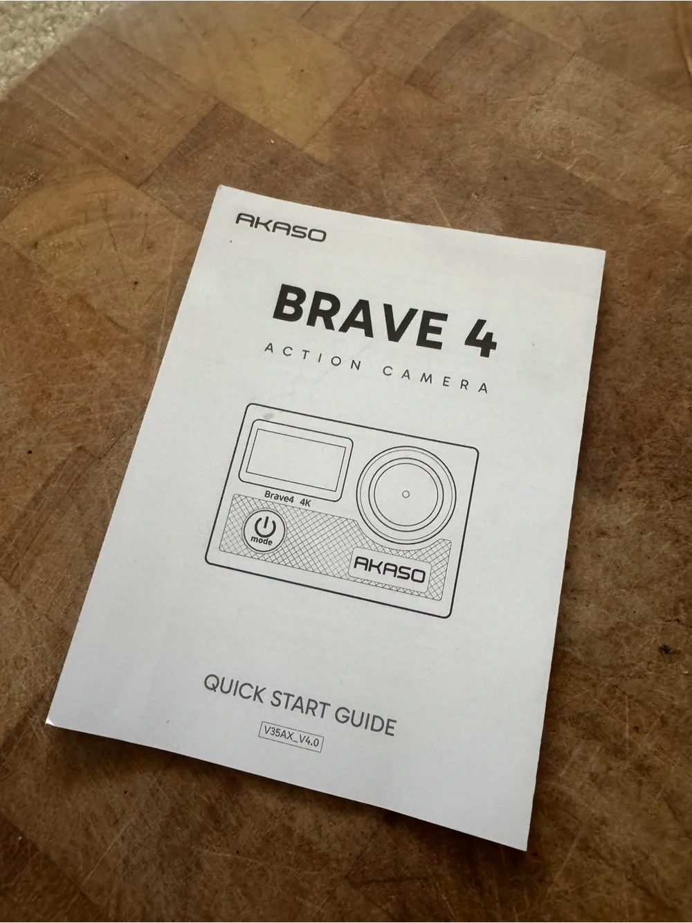 AKASO BRAVE 4 Action Camera Box - Black